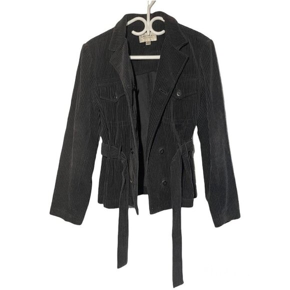 𝅺emanuel Ungaro Velvet Double Breasted Jacket size 8 - Picture 2 of 5